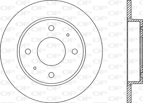 Open Parts BDA2039.10 - Kočioni disk www.molydon.hr