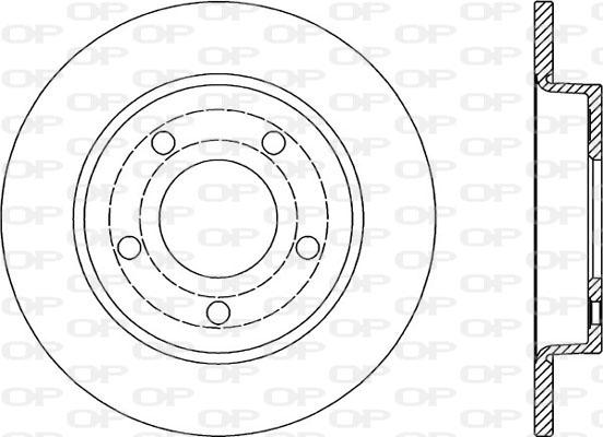 Open Parts BDA2024.10 - Kočioni disk www.molydon.hr