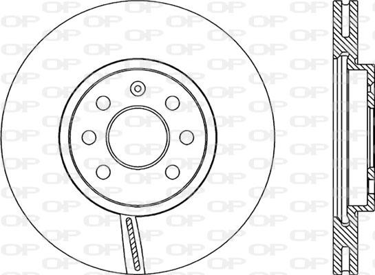 Open Parts BDR2074.20 - Kočioni disk www.molydon.hr