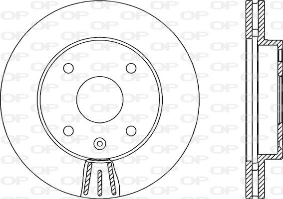 Open Parts BDA2144.20 - Kočioni disk www.molydon.hr