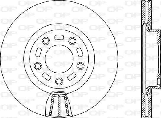 Open Parts BDR2156.20 - Kočioni disk www.molydon.hr