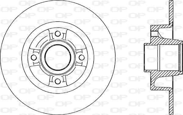 Open Parts BDA2165.10 - Kočioni disk www.molydon.hr