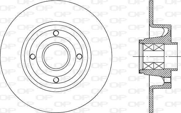 Open Parts BDA2165.30 - Kočioni disk www.molydon.hr