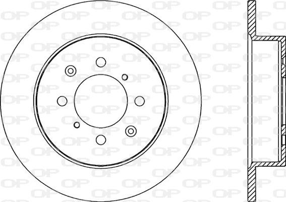 Open Parts BDA2186.10 - Kočioni disk www.molydon.hr