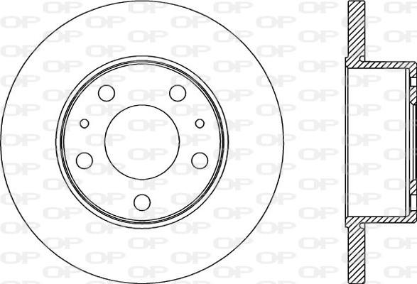 Open Parts BDA2180.10 - Kočioni disk www.molydon.hr