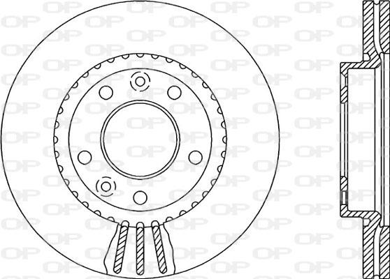 Open Parts BDA2137.20 - Kočioni disk www.molydon.hr