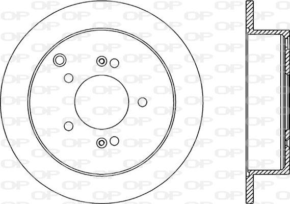 Open Parts BDA2174.10 - Kočioni disk www.molydon.hr