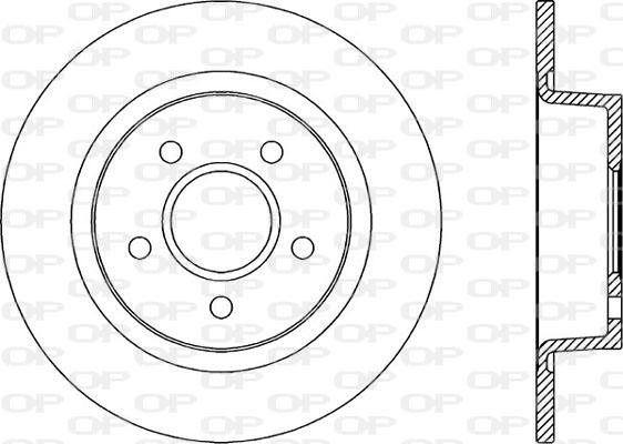 Open Parts BDA2170.10 - Kočioni disk www.molydon.hr