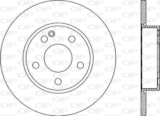 Open Parts BDA2173.10 - Kočioni disk www.molydon.hr