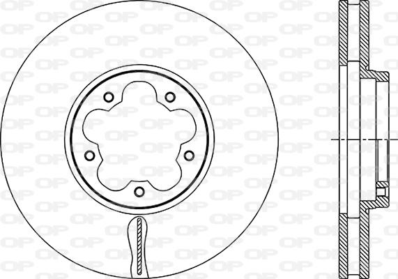 Open Parts BDA2895.20 - Kočioni disk www.molydon.hr