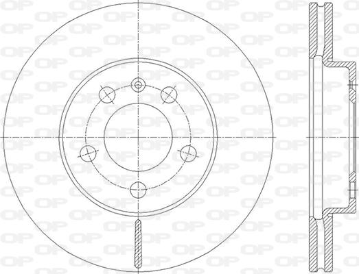 Open Parts BDA2848.20 - Kočioni disk www.molydon.hr