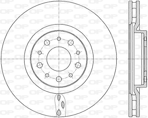 Open Parts BDA2847.20 - Kočioni disk www.molydon.hr