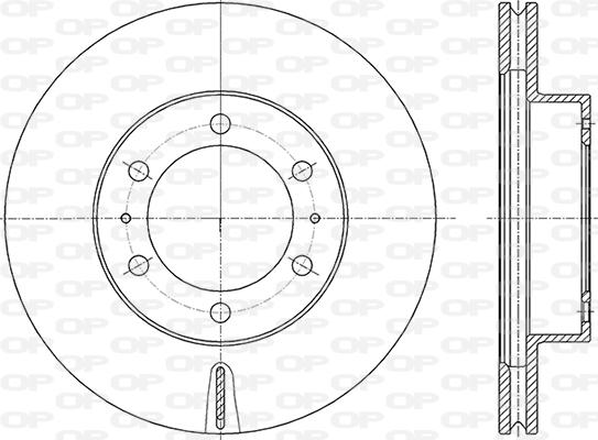 Open Parts BDA2850.20 - Kočioni disk www.molydon.hr