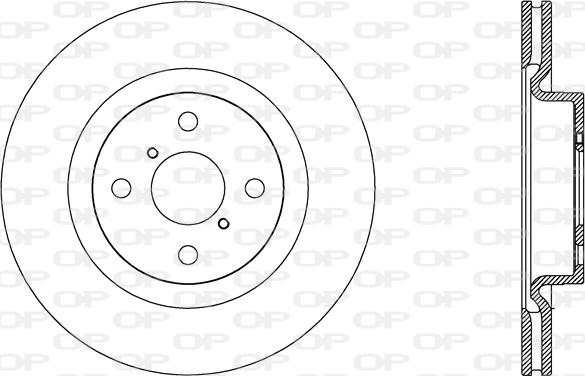 Open Parts BDA280520 - Kočioni disk www.molydon.hr