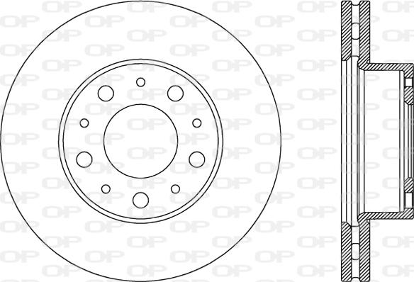 Open Parts BDA2801.20 - Kočioni disk www.molydon.hr