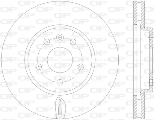 Open Parts BDA2813.20 - Kočioni disk www.molydon.hr