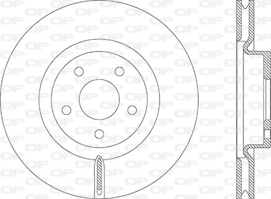 Open Parts BDA2881.20 - Kočioni disk www.molydon.hr