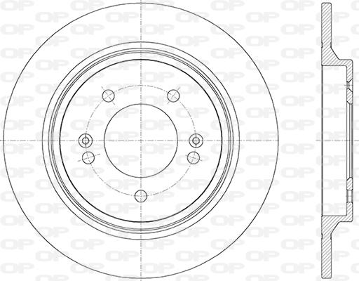 Open Parts BDA2839.10 - Kočioni disk www.molydon.hr