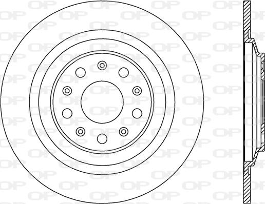 Open Parts BDA2835.10 - Kočioni disk www.molydon.hr