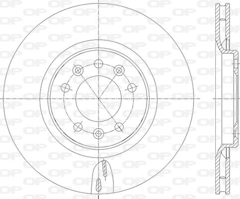 Open Parts BDA2836.20 - Kočioni disk www.molydon.hr