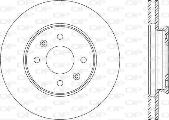 Open Parts BDA2830.20 - Kočioni disk www.molydon.hr