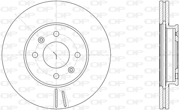 Open Parts BDA2831.20 - Kočioni disk www.molydon.hr