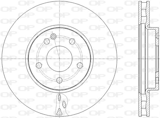 Open Parts BDA2824.20 - Kočioni disk www.molydon.hr