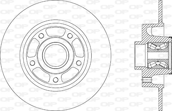 Open Parts BDA2879.30 - Kočioni disk www.molydon.hr