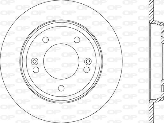 Open Parts BDA2876.10 - Kočioni disk www.molydon.hr