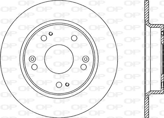 Open Parts BDA2344.10 - Kočioni disk www.molydon.hr