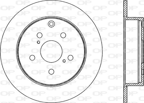 Open Parts BDA2340.10 - Kočioni disk www.molydon.hr