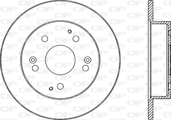 Open Parts BDA2342.10 - Kočioni disk www.molydon.hr