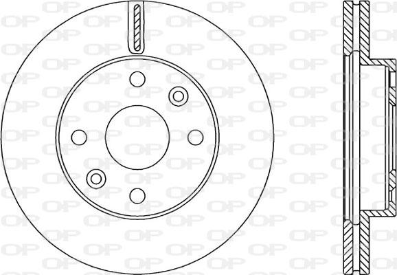 Open Parts BDA2359.20 - Kočioni disk www.molydon.hr