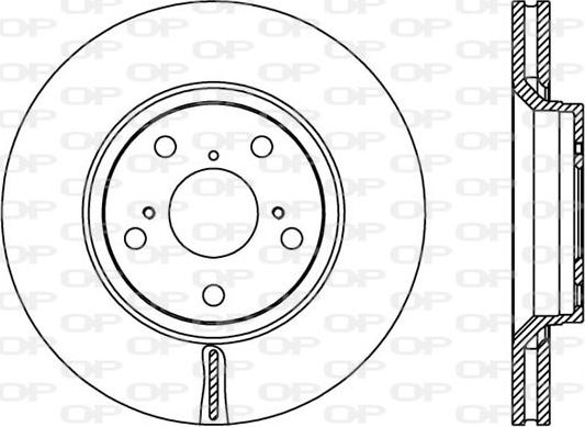 Open Parts BDA2365.20 - Kočioni disk www.molydon.hr