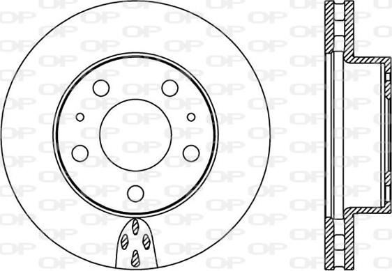 Open Parts BDA2366.20 - Kočioni disk www.molydon.hr