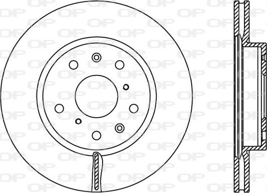 Open Parts BDA2367.20 - Kočioni disk www.molydon.hr