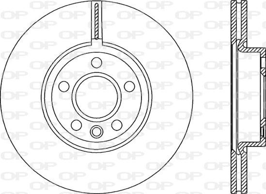 Open Parts BDR2302.20 - Kočioni disk www.molydon.hr