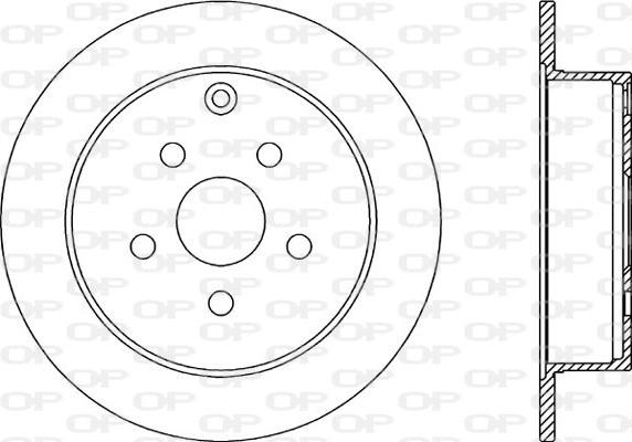 Open Parts BDA2314.10 - Kočioni disk www.molydon.hr