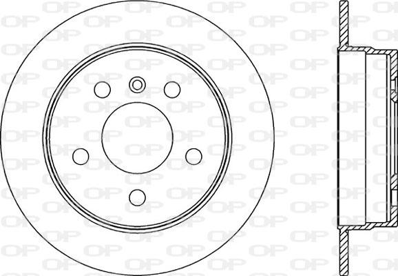 Open Parts BDA2311.10 - Kočioni disk www.molydon.hr