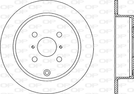 Open Parts BDA2312.10 - Kočioni disk www.molydon.hr