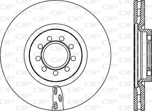 Open Parts BDA2389.20 - Kočioni disk www.molydon.hr