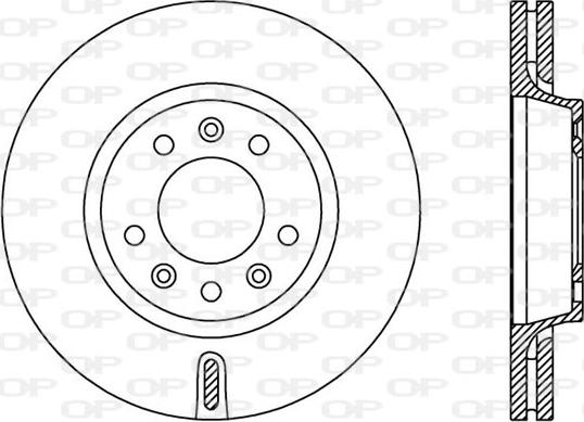 Open Parts BDA2381.20 - Kočioni disk www.molydon.hr