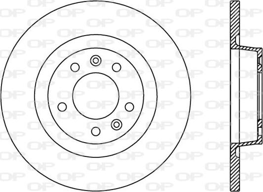 Open Parts BDA2382.10 - Kočioni disk www.molydon.hr