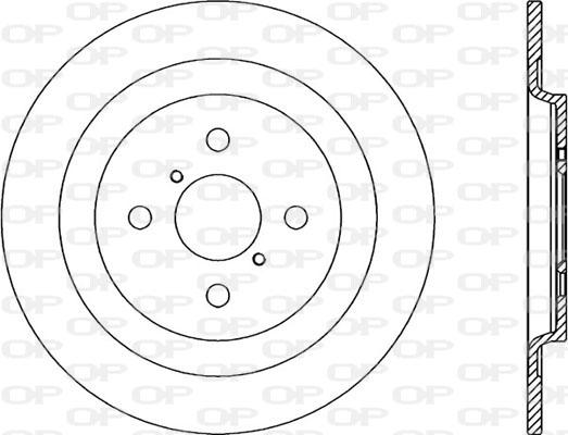 Open Parts BDA2339.10 - Kočioni disk www.molydon.hr