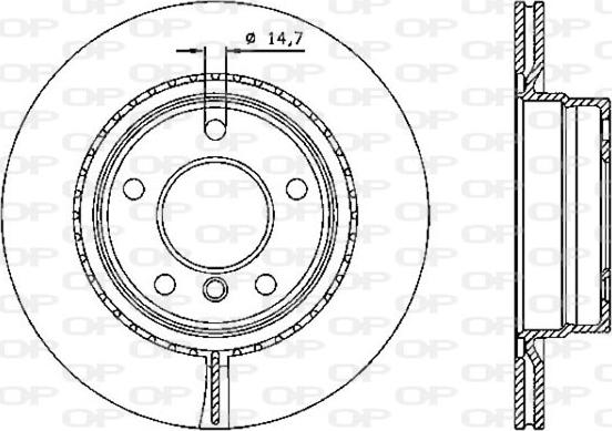 Open Parts BDA2334.20 - Kočioni disk www.molydon.hr