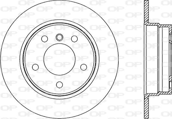 Open Parts BDA2333.10 - Kočioni disk www.molydon.hr