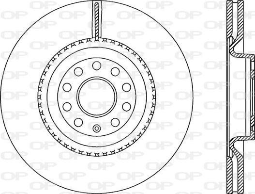 Open Parts BDR2337.20 - Kočioni disk www.molydon.hr