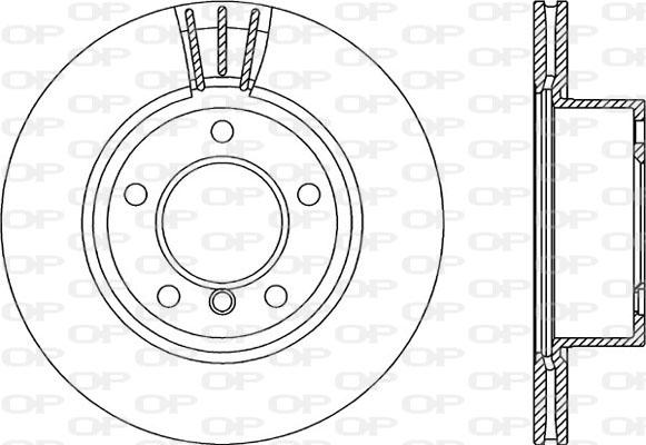 Open Parts BDA2329.20 - Kočioni disk www.molydon.hr