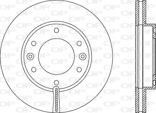 Open Parts BDA2371.20 - Kočioni disk www.molydon.hr