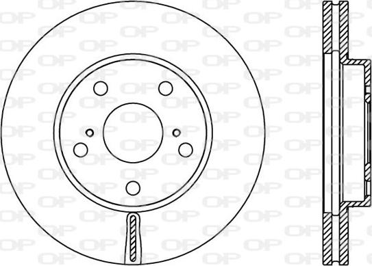 Open Parts BDA2377.20 - Kočioni disk www.molydon.hr